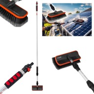 SZCZOTKA DO MYCIA CZYSZCZENIA PANELI FOTOWOLTAICZNYCH DACHÓW TELESKOPOWA