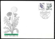 *FDC ROCZNIK 1989 Fi 3066 B1 kas. ROŚLINY LECZNICZE