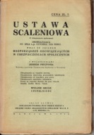 USTAWA SCALENIOWA o ubezpieczeniu społecznem