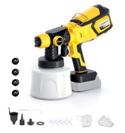 PISTOLET MALARSKI AKUMULATOROWY DO MALOWANIA NATRYSKOWY 5 DYSZ 1400ml t3