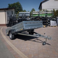 PRZYCZEPKA SAMOCHODOWA Zasław 265SU XL 265x147x35 DMC 750 Uchylana, wywrot