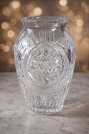 DUŻY WAZON KRYSZTAŁOWY PRL