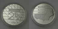 HOLANDIA 2 1/2 GULDENA 1991 PROOF / nakład 14.000 sztuk