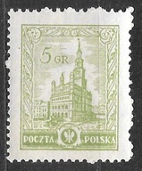 208 II** żółtozielony pap V ZR 12 1/2 : 12 3/4 z 205 - 215 gwar J.Walocha