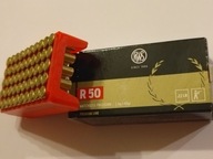 ZESTAW ŁUSEK .22LR 50 szt w PUDEŁKU firmy RWS R50