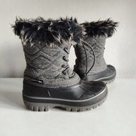 Buty zimowe Trespass 29 wysokie kozaki z kożuszkiem śniegowce