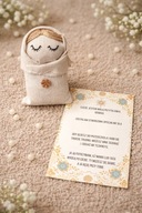 Motanka Odważny Dzień–personalizowana przytulanka przedszkole chrzest