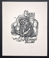 *KP* Łuczak Wojciech - Ex libris Dr Gernot Blum, X2