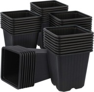 ZESTAW 40x DONICZKI DO ROZSADY KWADRATOWE DONICZKI 9,5x10cm