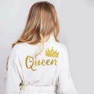 PREZENT DLA KOBIETY SZLAFROK DAMSKI CIEPŁY S/M DŁUGI MIĘKKI ELEGANCKI