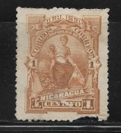 Nikaragua, Mi: NI 30, 1891 rok