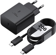 ZESTAW SZYBKA ŁADOWARKA SIECIOWA PD 45W + KABEL USB-C- PD 200cm