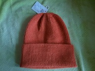 Czapka ruda męska z akrylu Reserved