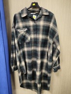 Koszula w kratkę zielona flanela r. Uni Italy !!!