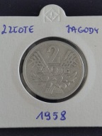 2 złote "jagody" 1958, ładny stan (174)
