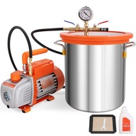 Pompa Próżniowa Z Komorą Próżniową 19L 3.5CFM 100L/MIN Komorą Próżniową