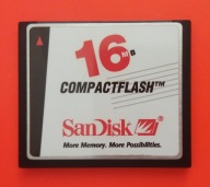 CompactFlash S A N D I S K 16MB Made in USA