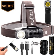 SOFIRN SP40 LATARKA CZOŁOWA CZOŁÓWKA LED AKUMULATOROWA MAGNES USB-C 1200lm