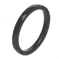 85058 Pierścionek ceramiczny 2mm szlifowany średnica 22 mm ciemna czekolada