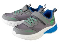 LUPILU szare SNEAKERSY LED świecące DINOZAUR buty sportowe NOWE 26