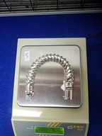 BRANSOLETKA Srebrna SREBRO 65,1gr pr 925 16mm/22cm Bransoleta