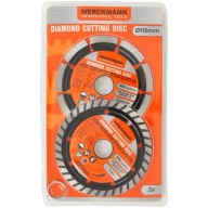 Tarcze diamentowe 2 szt. 115mm segmentowa i turbo