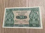 Indonezja - 50 rupii - 1952 - rzadki