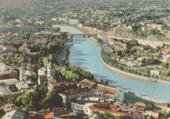 GRUZJA - TBILISI - RZEKA KURA - Z LOTU PTAKA