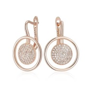 Kolczyki GF124 585RG Gold Franko - Pokryte 14 karatowym złotem próby 585