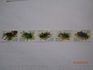 Rosja - Żuki - owady - Mi. 1100-04 pasek **