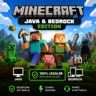 MINECRAFT JAVA & BEDROCK EDITION KLUCZ PL