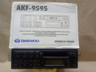 Daewoo AKF-9595 Kaseta Fabryczne Radio Samochodowe Komplet Instrukcja Lanos