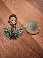 Brelok charms Motyl