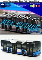 SOLARIS URBINO 10,5 IV MPK Siedlce MODEL KARTONOWY SKALA 1:87 ModelUNIT