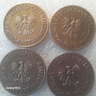 5 ZŁOTYCH, 1979, PIĘKNE 4 MONETY, RZADKIE.