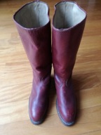 Stare damskie buty do jazdy konnej, oficerki