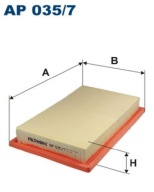 FILTR POWIETRZA FILTRON AP035/7