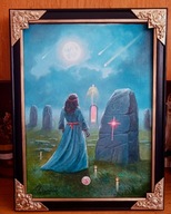 OPOWIEŚĆ ZE SNU- OLEJ,PŁÓTNO , 44X34