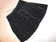 NAME IT 134 CM SPÓDNICA WIZYTOWA BŁYSK WELUR BROKAT NOWA!