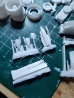 Żywica Su-17/22 antena + spadochron + wlot klimatyzacji 1/48