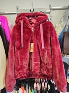 Bluza Miś futerko bordowy, r. Uni (40-44) New Collection !!!