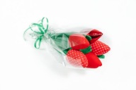 Bukiet tulipan ręcznie szyty Handmade