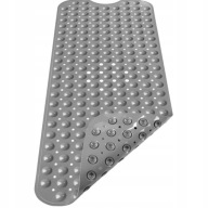 MATA ANTYPOŚLIZGOWA PRYSZNICOWA DUŻA DO WANNY POD PRYSZNIC SZARY 100x40cm