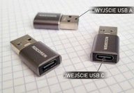 Adapter Przejściówka OTG USB-C na USB-A 3.0 Rocoren (E12)