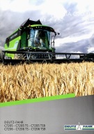 PROSPEKT DEUTZ-FAHR SERIA C7000 T4F. KOMBAJNY