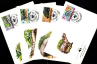 Liberia / 4 Koperty FDC / 1381-1384 ( WWF - Fauna - Ochrona przyrody ) 84 r