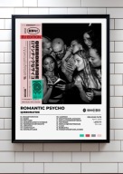 Quebonafide „romantic psycho” |Prezent album rap ozdoba na ścianę plakat A3