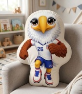Poduszka maskotka Mistrzostw Świata w piłce nożnej orzeł 30cm