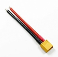 Wtyk XT60 z przewodem - męski 100mm 16AWG JAKAR