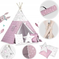 NAMIOT TIPI DLA DZIECI NUKIDO MATA 3 PODUSZKI TRABILIZATOR ŚWIATEŁKA GRATIS